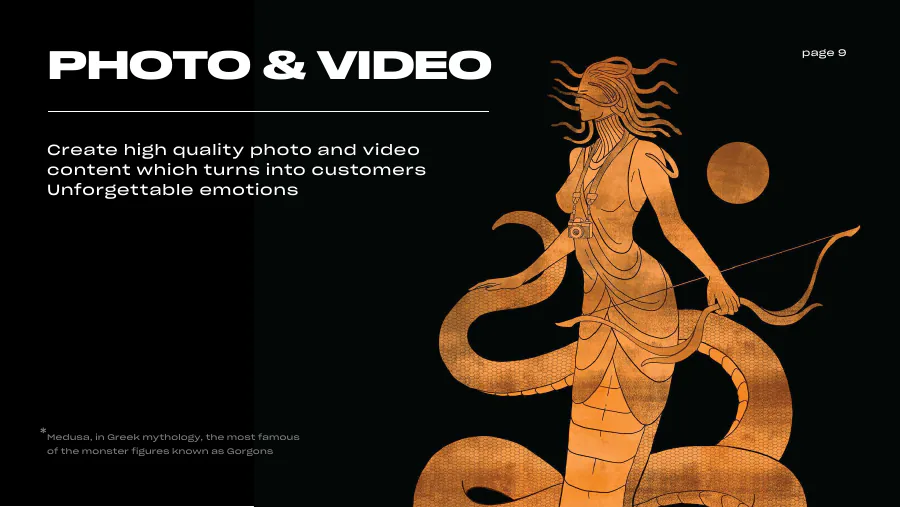 Photo & video production: Photo and video content that turns into unforgettable emotions.